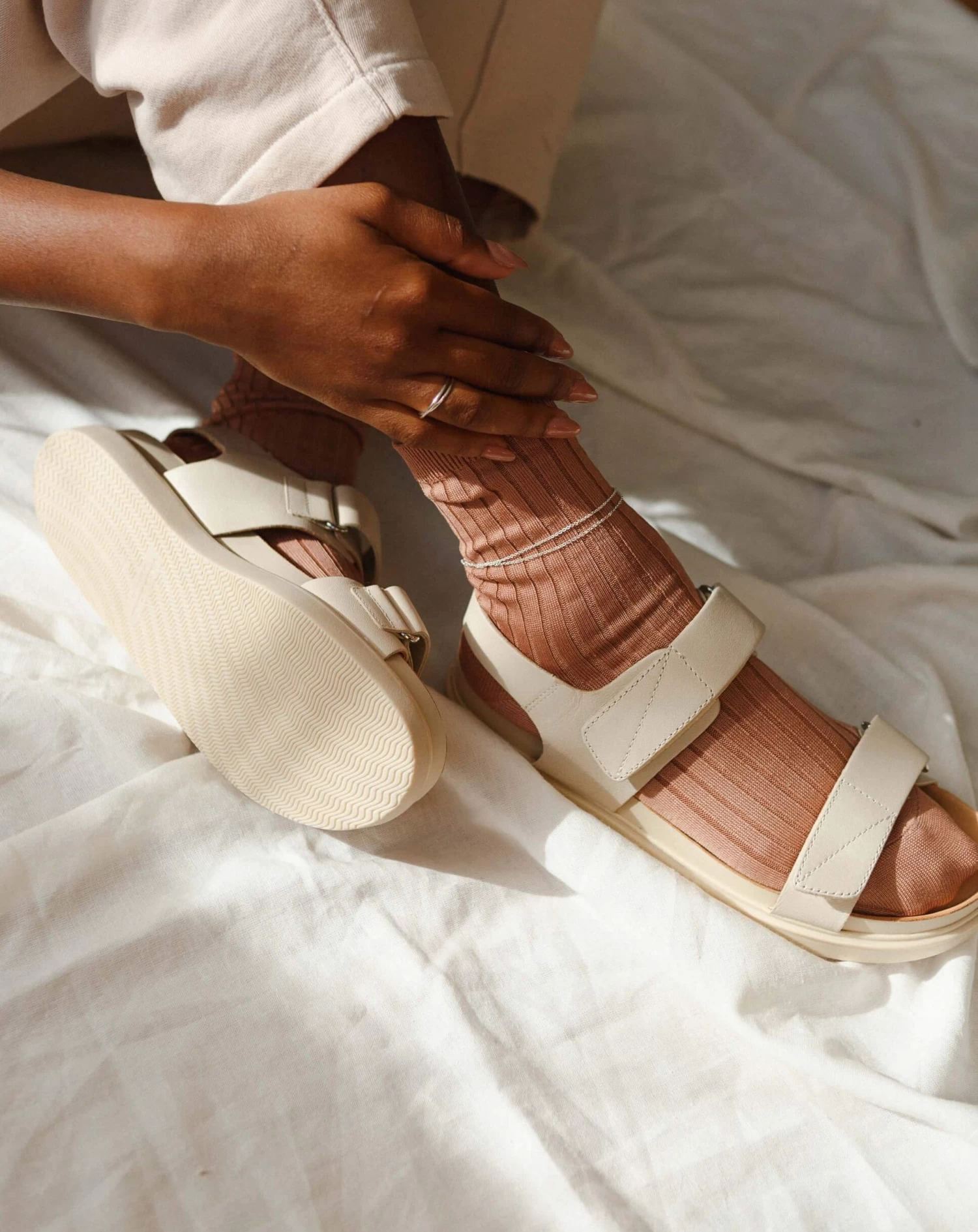 Double Cable Chain Anklet 18 Double Cable Chain Anklet - Image 16