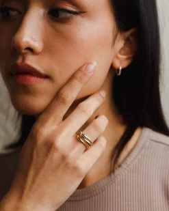 Flow Ring 26 Flow Ring -Gldn Shop curve stacking ring