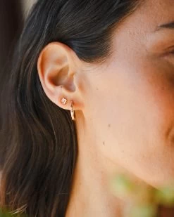 Deco White Sapphire Hoops 16 Deco White Sapphire Hoops -Gldn Shop deco hoops jules studs 9325