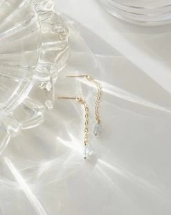 Mina Birthstone Drop Earrings -Gldn Shop earrings GLD 3911