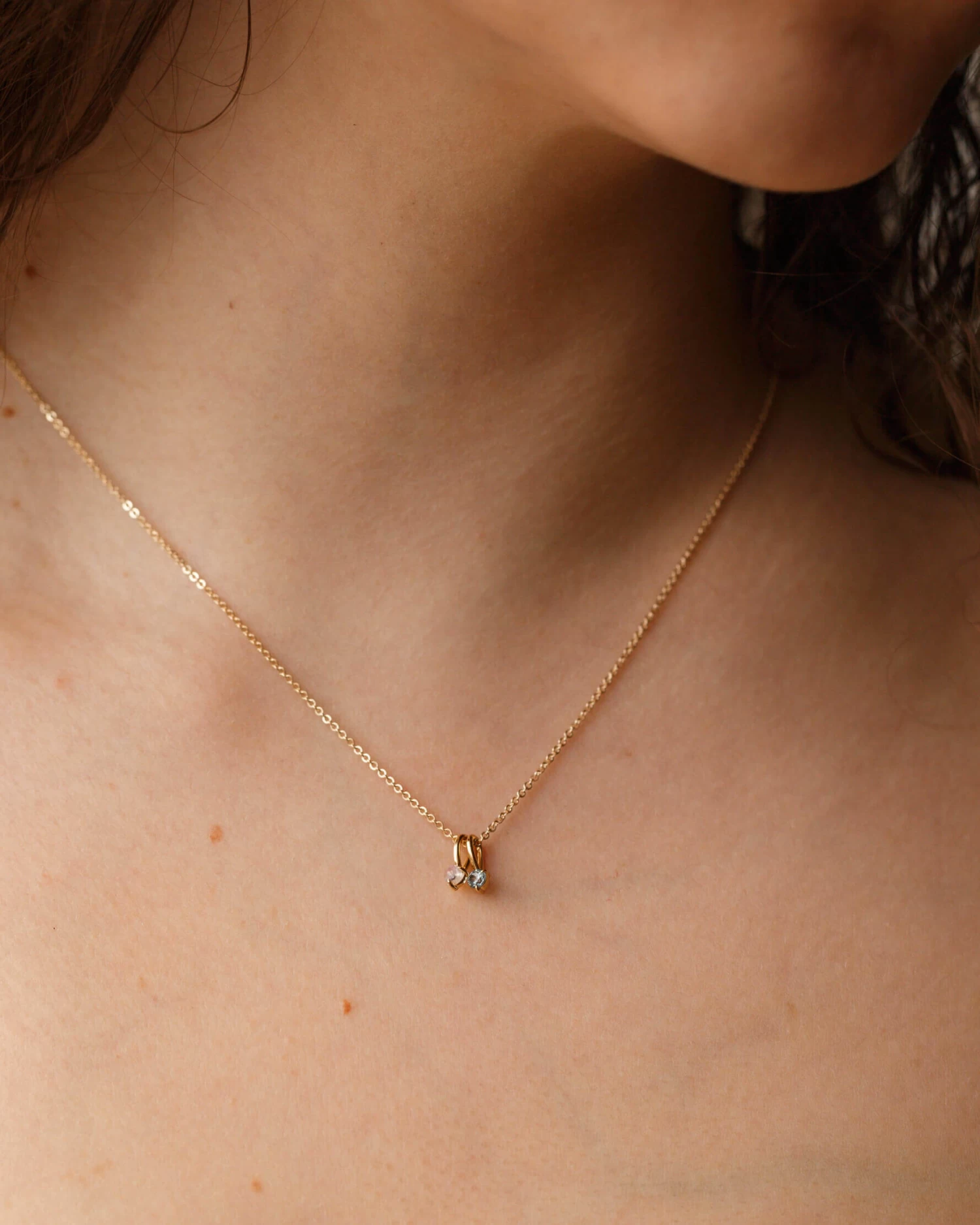 Solid Gold Aura Pendant Necklace 8 Solid Gold Aura Pendant Necklace - Image 6