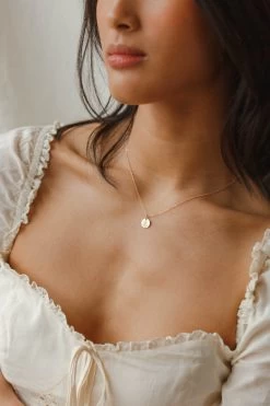 Solid Gold Floral Favorites Set -Gldn Shop floral wildflower pendant necklace min