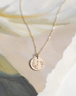 Floral Frame Necklace -Gldn Shop floral frame GLDN gift guide 20774