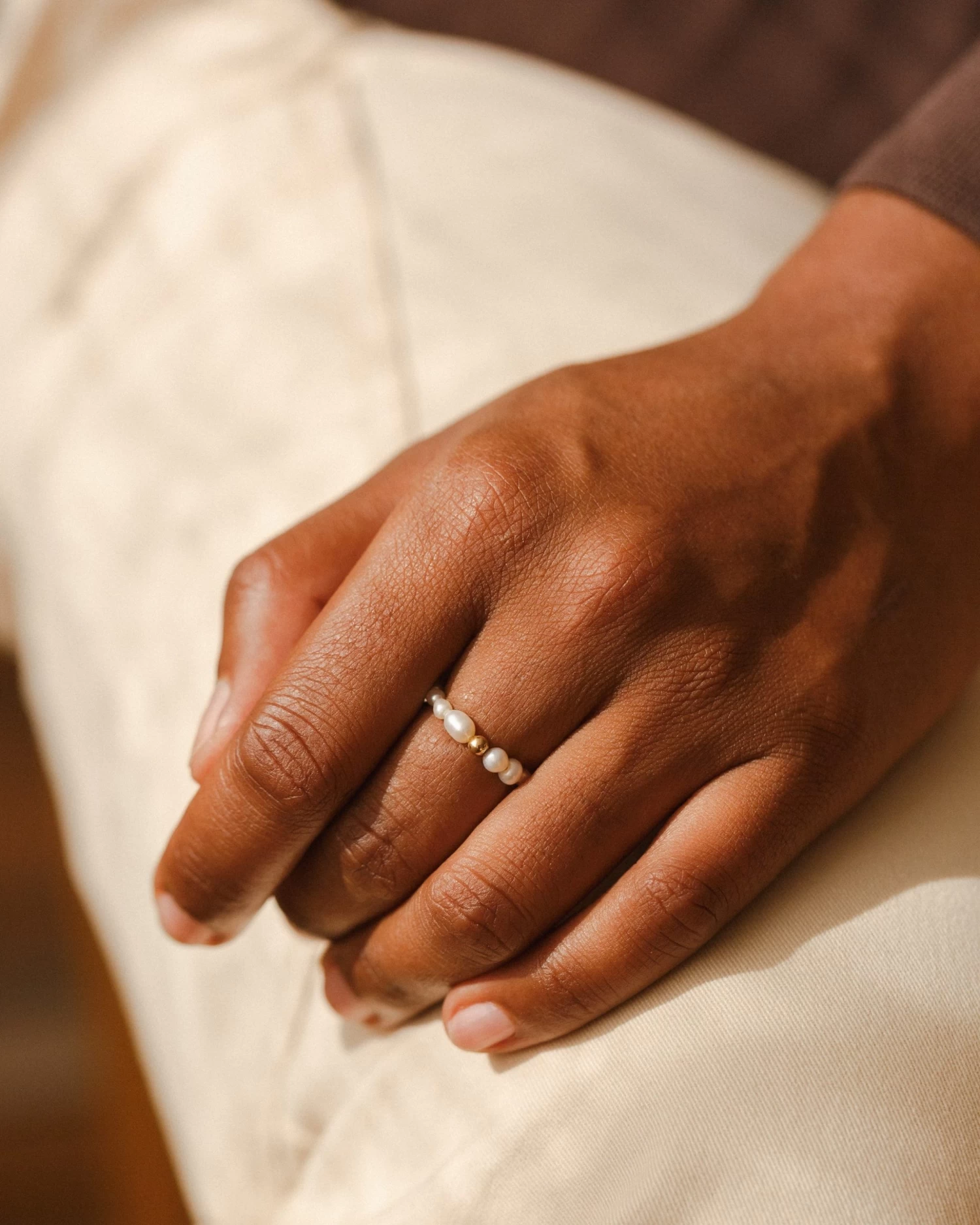 Organic Pearl Ring 4 Organic Pearl Ring - Image 2