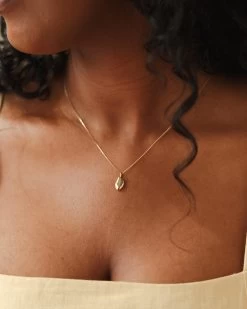 River Stone Necklace -Gldn Shop gldn 619