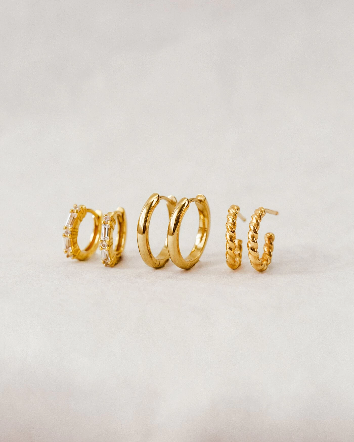 Signature Stacking Hoop Set 3 Signature Stacking Hoop Set