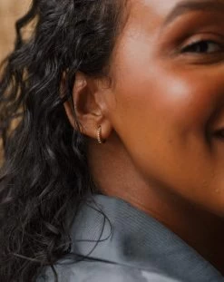 Aura Birthstone Hoops -Gldn Shop gldn holiday 2023 4186 yes