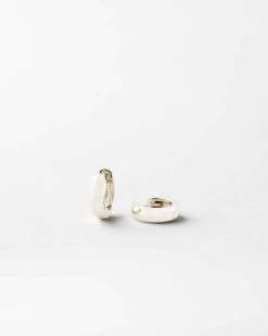 Domed Huggie Hoops -Gldn Shop gldn huggie hoops 1866 Edit 2