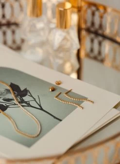 Luminary Tennis Earrings -Gldn Shop gldn moms 9437