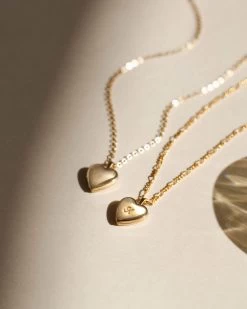 Micro Heart Locket Necklace 19 Micro Heart Locket Necklace -Gldn Shop gldn mothers day6036
