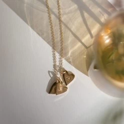 Maude Heart Necklace -Gldn Shop gldn minimal gifts maude 6