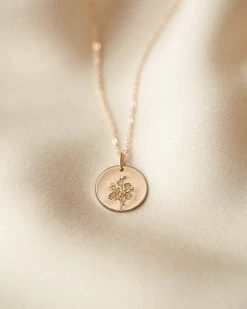 Flora Necklace -Gldn Shop gold aster flower jewelry