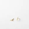 Fine Line Studs -Gldn Shop gold bar stud earrings