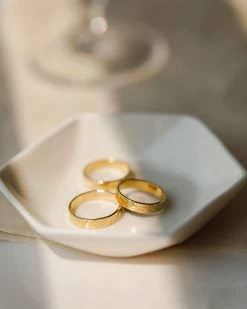 Foliage Meuse Band -Gldn Shop gold botanical leaf band rings 0115