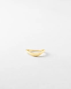Flow Ring 23 Flow Ring -Gldn Shop gold curve stacking ring