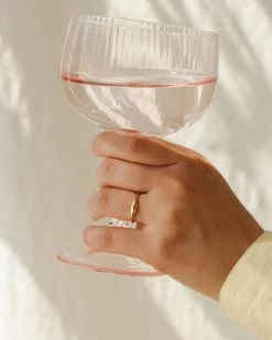 Dainty Dome Ring -Gldn Shop gold domed ring