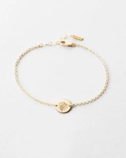 Flora Mila Bracelet 27 Flora Mila Bracelet -Gldn Shop gold flower disk bracelet