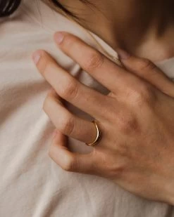 Flow Ring 24 Flow Ring -Gldn Shop gold wave ring