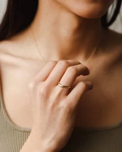 Flow Ring 19 Flow Ring -Gldn Shop gold wave stacking ring