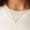 Bold Gothic Initial Necklace -Gldn Shop gothic 2022 springmodel10209