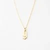 Dainty Gothic Initial Necklace -Gldn Shop gothic gldn letters 10084