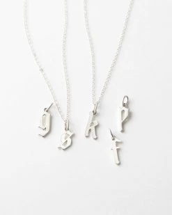 Dainty Gothic Initial Necklace 24 Dainty Gothic Initial Necklace -Gldn Shop gothic gldn letters 10185 2