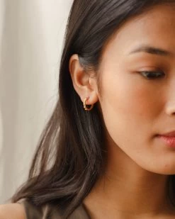 Deco White Sapphire Hoops 15 Deco White Sapphire Hoops -Gldn Shop hoops2 2023 gldn flora 16591