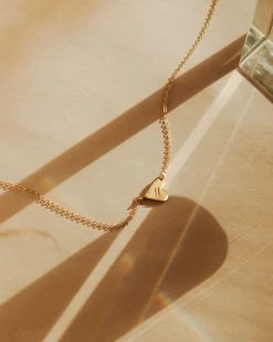Myra Heart Necklace -Gldn Shop linked heart V Day 2.00525
