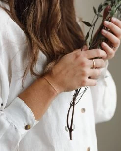 Mini Paperclip Chain Bracelet -Gldn Shop mini bracelet paperclip chain gldn 7088