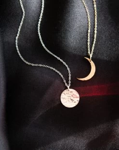 Lunar Phase Necklace 14 Lunar Phase Necklace -Gldn Shop moon phase gldn 1709
