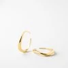 Flow Hoops -Gldn Shop organic gold hoop earrings min