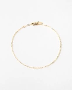 Minimal Cable Chain Anklet