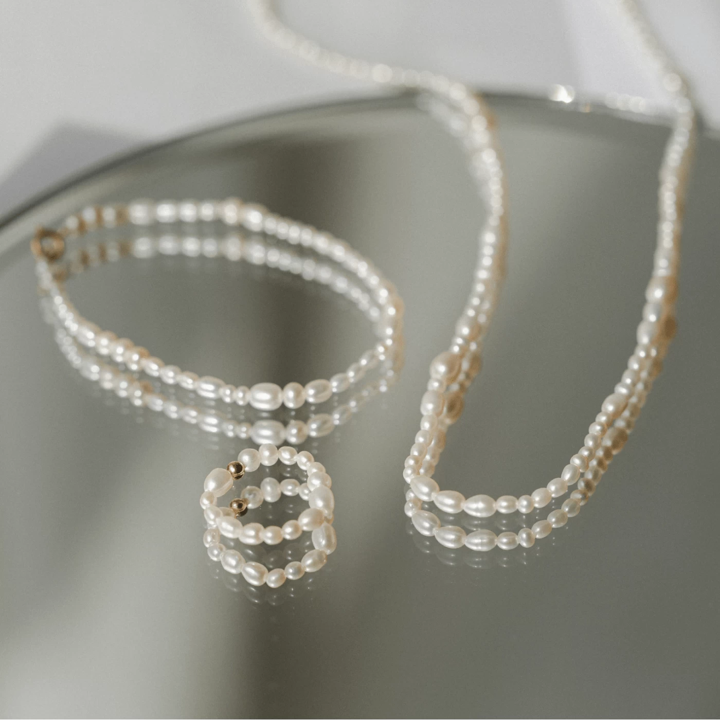 Organic Pearl Ring 7 Organic Pearl Ring - Image 5