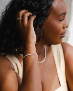 Organic Pearl Strand Bracelet -Gldn Shop pearls gldn 200 min