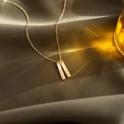 Ono Necklace -Gldn Shop personalized dates gldn 3 10