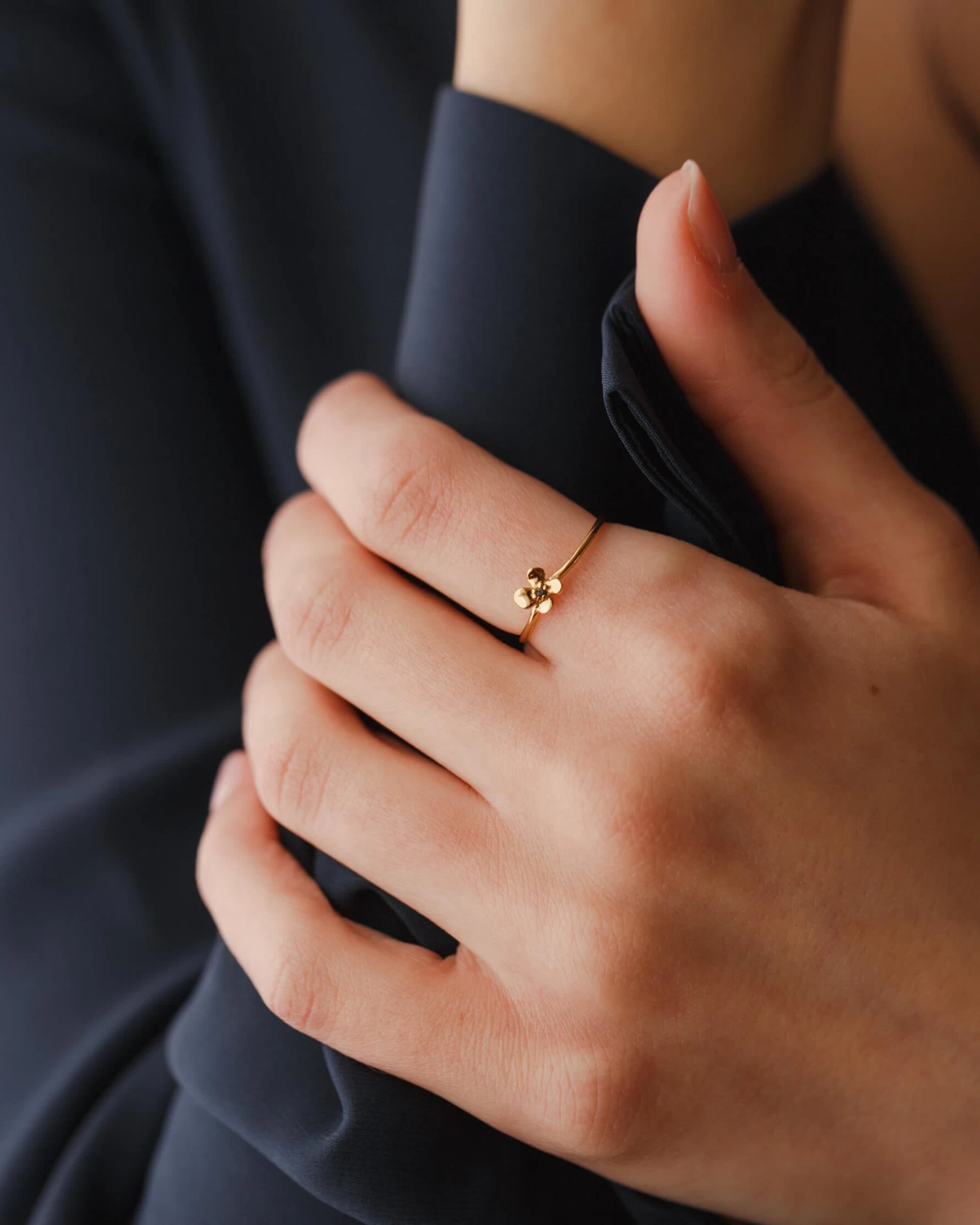 Midnight Blossom Ring 5 Midnight Blossom Ring - Image 3