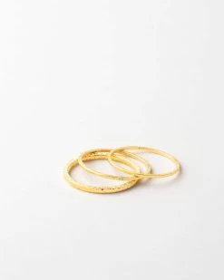 Golden Hour Stacking Rings