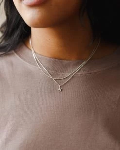 Dainty Serif Initial Necklace 29 Dainty Serif Initial Necklace -Gldn Shop serif 2022 springmodel10354