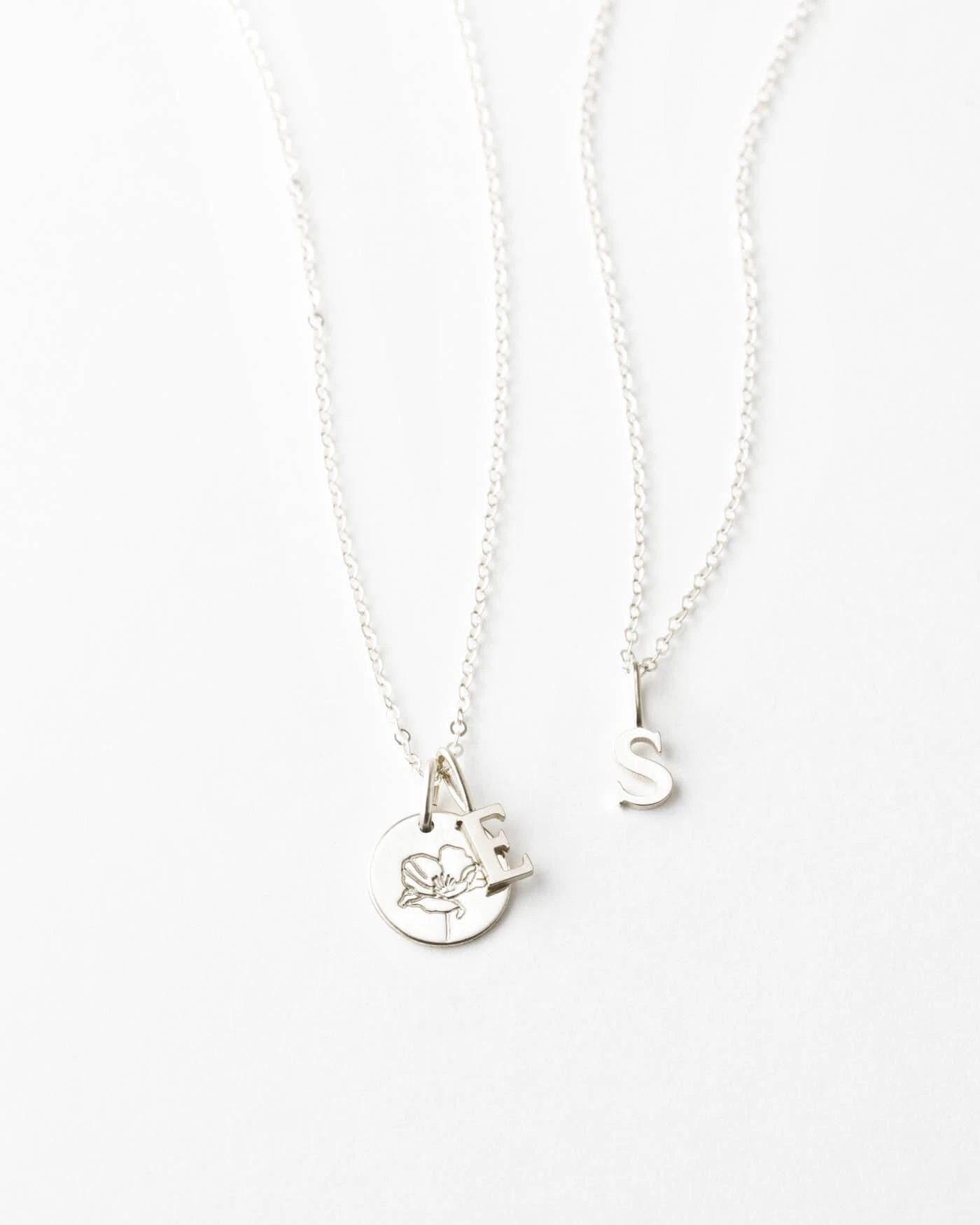 Dainty Serif Initial Necklace 9 Dainty Serif Initial Necklace - Image 7