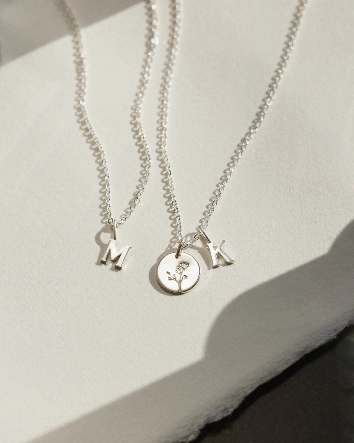 Dainty Serif Initial Necklace 14 Dainty Serif Initial Necklace - Image 12