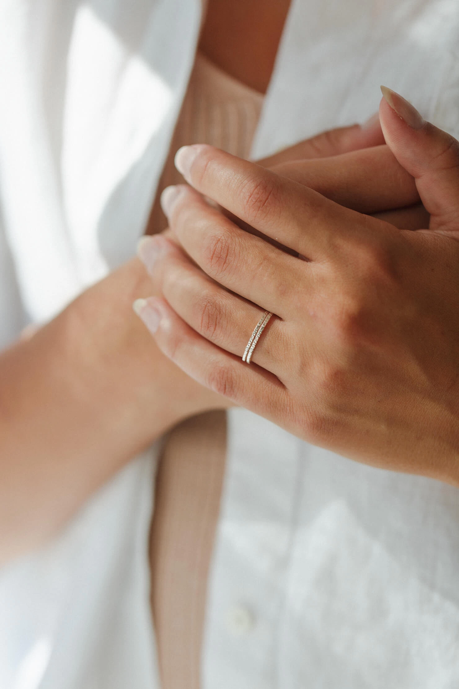 Lunar Glow Stacking Ring 4 Lunar Glow Stacking Ring - Image 2