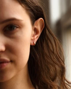 Geo Huggie Hoops 11 Geo Huggie Hoops -Gldn Shop small 5128