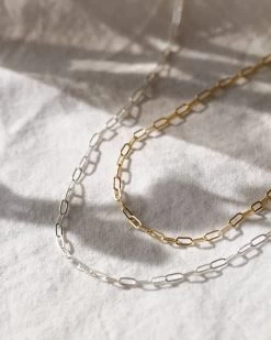 Small Paperclip Chain -Gldn Shop small paperclip chain gldn 6944