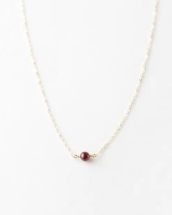 Solo Gemstone Necklace