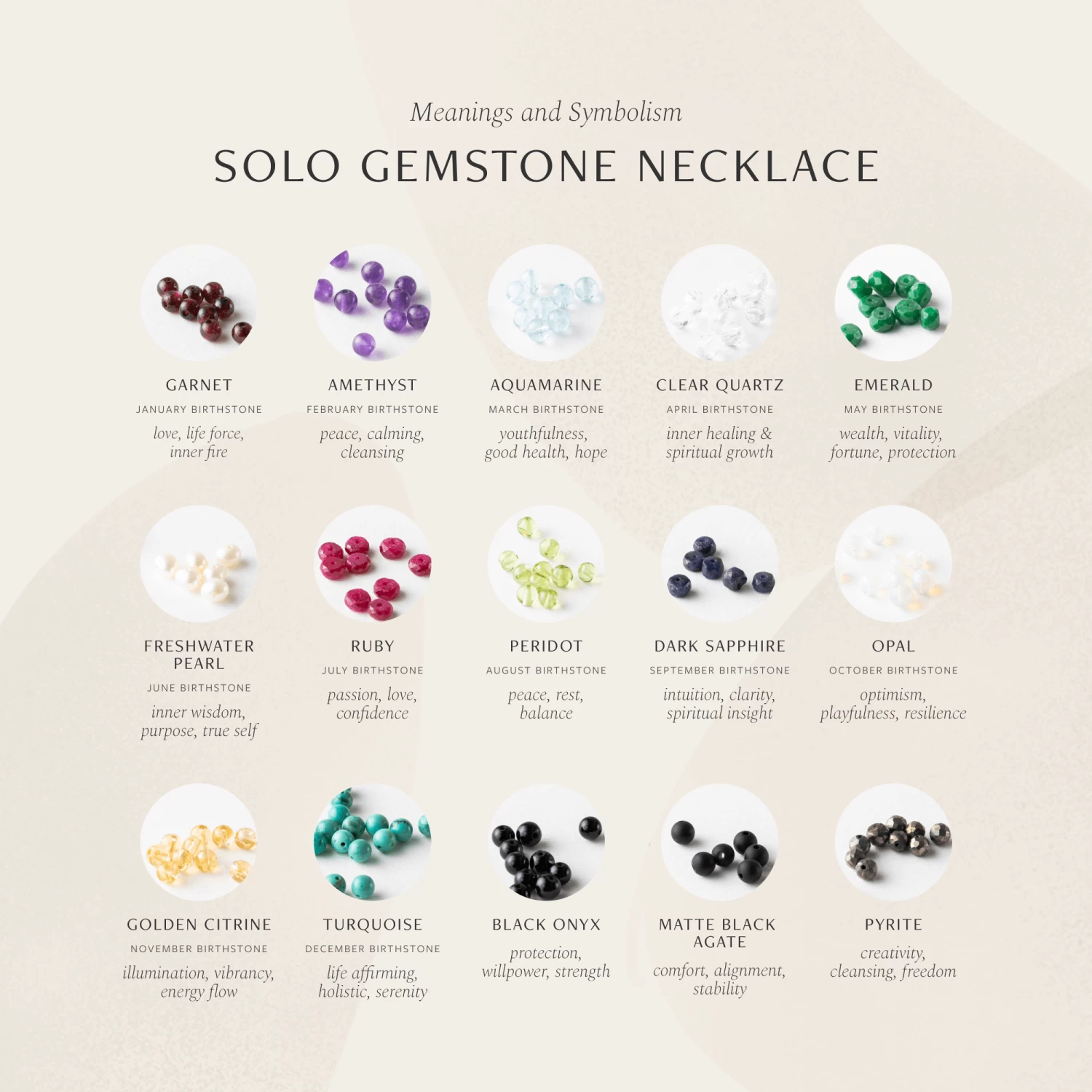 Solo Gemstone Necklace 7 Solo Gemstone Necklace - Image 5