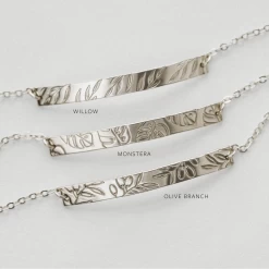 Foliage Bracelet 18 Foliage Bracelet -Gldn Shop sterling silver botanical leaf bracelets 1