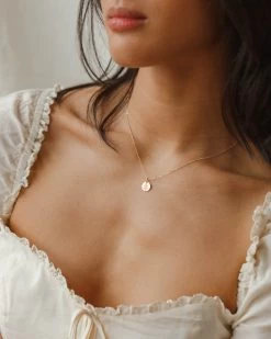 Small Flora Necklace -Gldn Shop wildflower pendant necklace 1